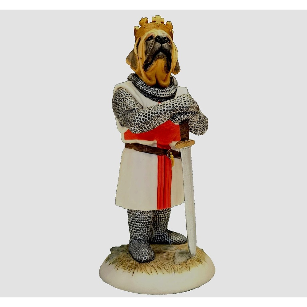 Rare Harrop CC112 Richard Lionheart Mastiff Doggie People Retired HandPainted UK